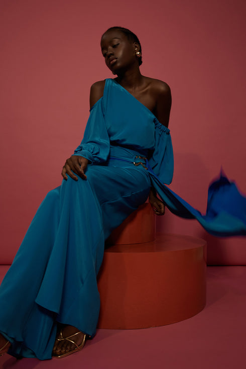 Enterizo Cosmo Azul Ibiza